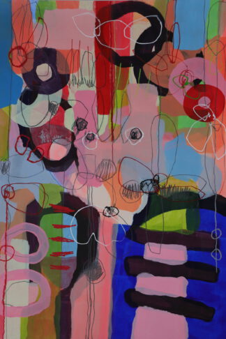 monika riethmueller untitled no. 20210408 100x70cm mixed media paper