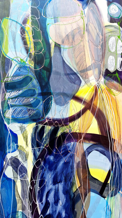 monika riethmueller Under Water V 150x77cm canvas