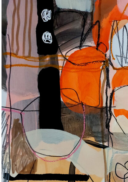 Orange is not the only colour II detail 1 75x52cm paper