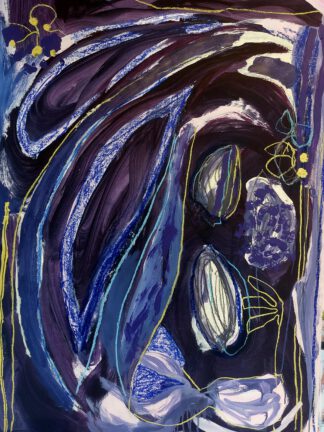 Nature morte II 100x70cm mixed media on 200gms paper