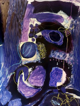 Nature morte V 100x70cm mixed media on 200gms paper