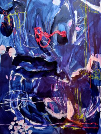 Sans titre II 100x70cm mixed media on 200gms paper