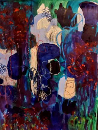 Sans titre IV 170x130cm mixed media on 300gms paper