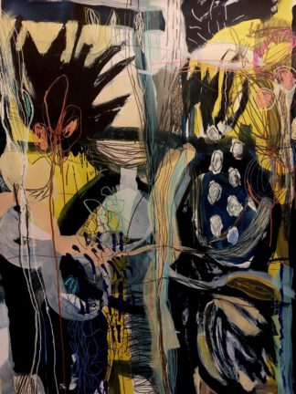 monika riethmueller Sans titre V 170x130cm mixed media on 300gms paper